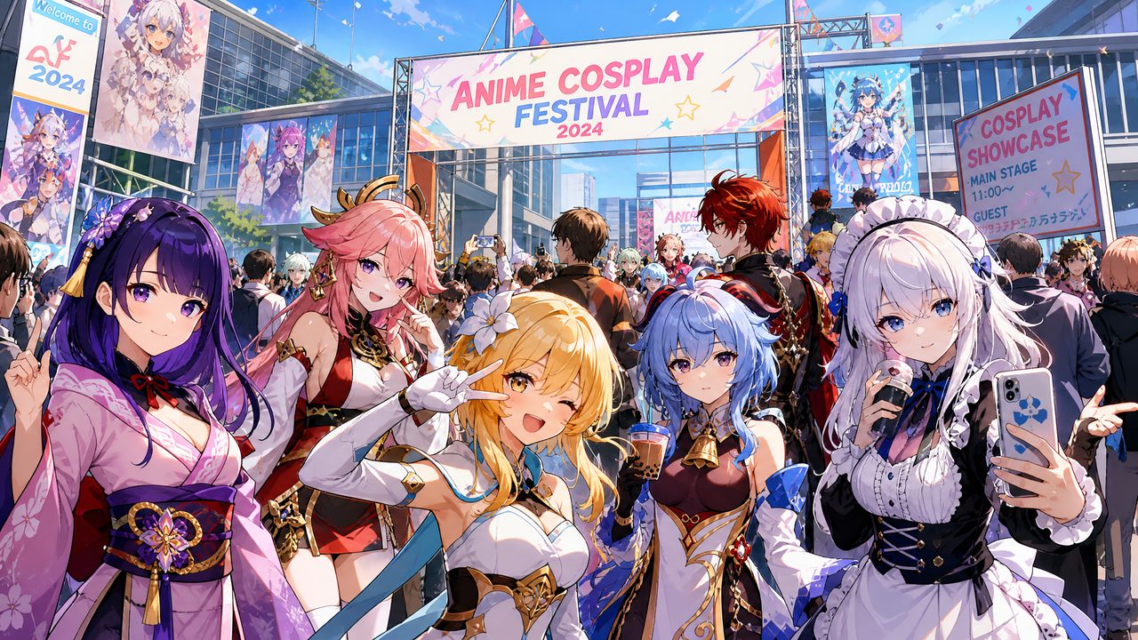 泄密-漫展cosplay纪实